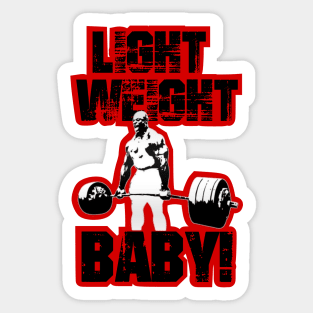 Light weight baby! Sticker